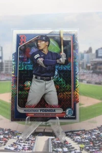 Bowman 2024 - Refractor Mojo Cromo #5 Masataka Yoshida - Medias Rojas ¡Como Nuevo! - Imagen 1 de 2