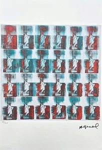 ANDY WARHOL - 24x Freiheitsstatue - signiert, nummerierte Auflage 46/100, 38x56 cm - Bild 1 von 7
