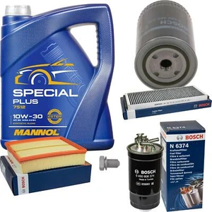 BOSCH Inspektionspaket 5L MANNOL Special Plus 10W-30 für VW Passat Variant 1.9 - Bild 1 von 12