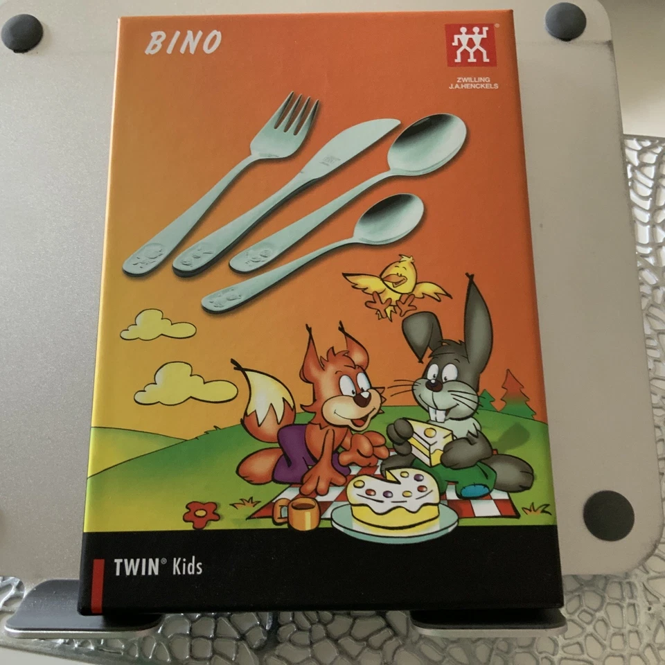 ZWILLING Kinderbesteck Bino Edelstahl 4 teilig Neu - Bild 1 von 1