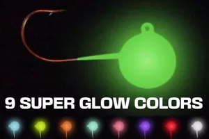 UV glow jigs great for pounding the bottom for Burbot Eelpout or River Walleyes - Picture 1 of 11