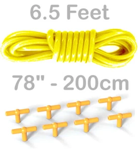 Manguera neumática 6,5 PIES + 8 conectores Ts - compatible con Lego (cilindro, aire, tanque) - Imagen 1 de 1