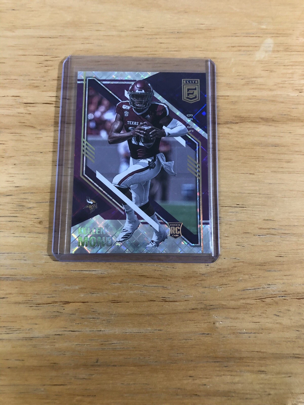 2021 Panini Donruss Elite Rookies Purple #108 Kellen Mond Rookie #’d/99