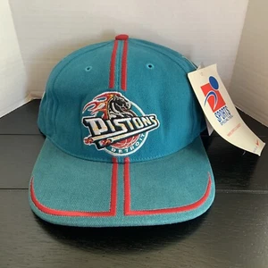 NWT VTG Detroit Pistons Sports Specialties 1998 NBA Draft Hat Adjustable Hill - Picture 1 of 12
