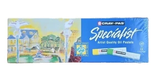 SAKURA Cray-Pas Specialist Oil Pastel Set of 25 Square Sticks NEW Artist Quality - Picture 1 of 13