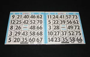 BINGOPAPIER Karten Blätter 1 auf Singles blauer Rand EZ lesen - 200 Blatt - Bild 1 von 1
