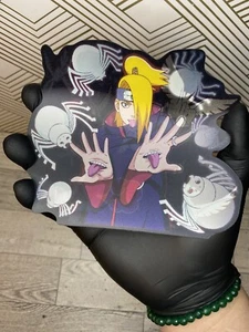 Naruto Shippuden Deidara 3D Lenticular Motion Moving Car Sticker Decal Peeker - Picture 1 of 3