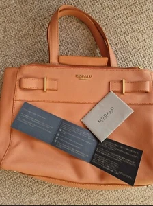 Modalu Leather Apricot Handbag - Picture 1 of 8