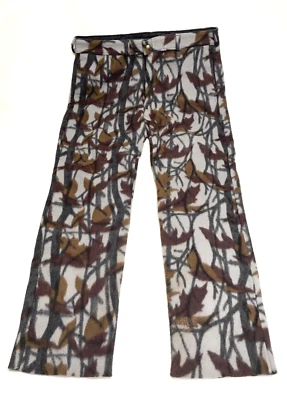 VTG Cabelas Mens XXL Hunting Pants Whitetail Clothing Polar Fleece USA Camo - Image 1 of 4