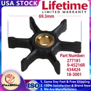 New Water Pump Impeller for Johnson / Evinrude / OMC / BRP 3HP 4HP 6HP 1969-1972 - Picture 1 of 5
