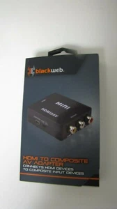 Blackweb HDMI To Composite AV Adapter 1080p NIB BWA18AV004 - Picture 1 of 6
