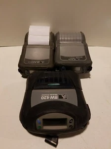 Lot of 3 zebra printers 320 plus 320 RW240                        #G4 - Picture 1 of 3