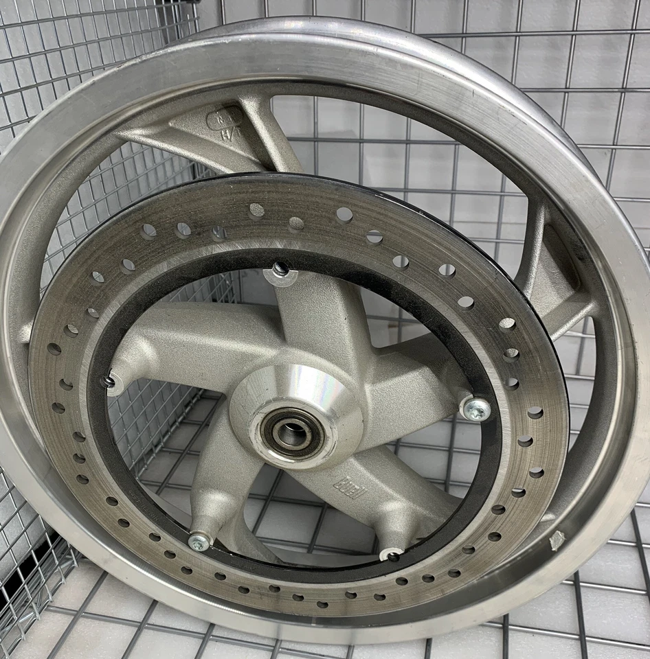 2008 BUELL BLAST 500 RODA DIANTEIRA ARO DISCO 08 - Imagem 1 de 4