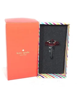 NIB Kate Spade New York Jules Point Crystal Bottle Stopper Orange Lenox Hostess - Picture 1 of 8