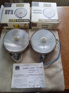 Marchal 880 Fog Lights Ferrari Maserati Mercedes Porsche New - Picture 1 of 8
