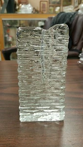 HANDGEARBEITET MUNDGEBLASEN TAPER GLASS CANDLEHOLDER - Picture 1 of 4