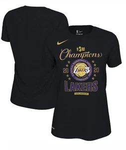 Nike Los Angeles Lakers 2020 NBA Finals Champions Dri-FIT Shirt Women's MEDIUM - Picture 1 of 3