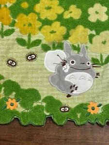 Asciugamano da bagno vintage VERDE TOTORO~blu*grigio*conigli bianchi*fiori - Foto 1 di 22