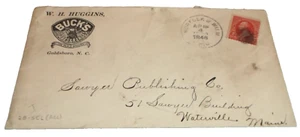 1899 ACL ATLANTIC COAST LINE RAILROAD NORFOLK & WILMINGTON TRAIN 48 RPO ENVELOPE - Picture 1 of 1