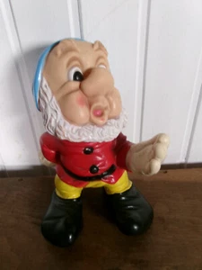 1 pouêt ATCHOUM année 60's LEDRA élephant Blanche Neige et les 7 Nains 24 cm - Picture 1 of 8