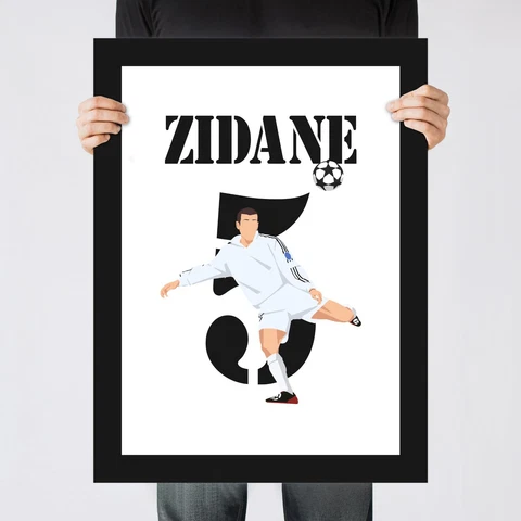Zinedine Zidane Volley, 2002 Final Real Madrid Print/Poster/Wall-Art [Part 1/5] Cover
