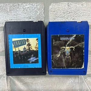 Eagles Hotel California, One Of These Nights 8 Track Tapes Asylum Untested READ - Imagen 1 de 16
