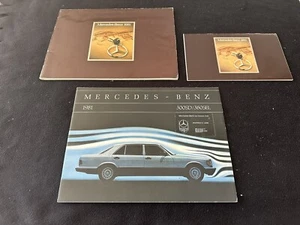1981 Mercedes 3 Catalog Pack S-class 380SEL 280E 300 300SD 380SLC 380SL Brochure - Picture 1 of 20
