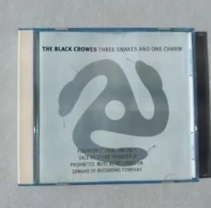 THE BLACK CROWES THREE SNAKES AND ONE CHARM CD PROMO 1996 Rare Vintage Good - Picture 1 of 4