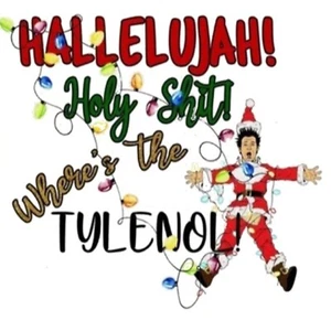 Merry Christmas Hallelujah Refrigerator Magnets or vinyl Sticker - Picture 1 of 1