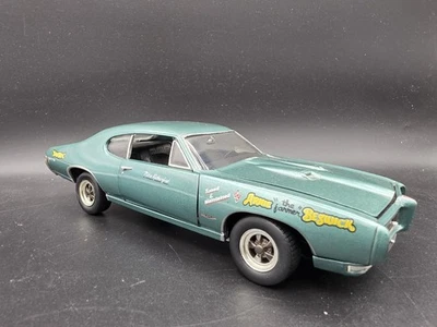 Johnny Lightning 1968 Pontiac GTO Arnie Beswick Bossman 1:24 NHRA Race Car - Image 1 of 4