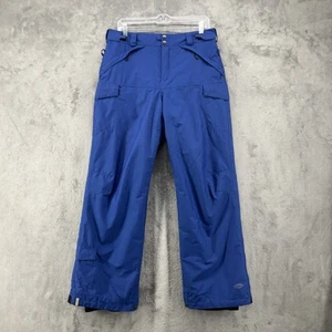 Columbia Snow Pants Womens Youth 18-20 Blue Omni Tech Waterproof Pockets - Picture 1 of 23