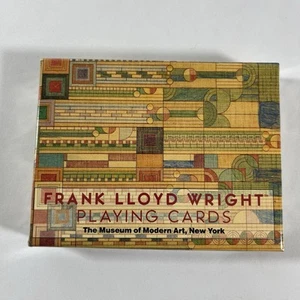 Vintage 1994 Frank Lloyd Wright Saguaro Forms MOMA Playing Cards 2 Decks *SEALED - Bild 1 von 12