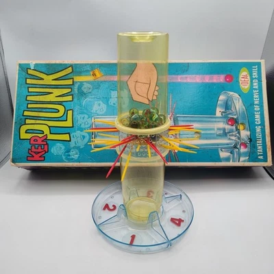 Vintage 1967 KerPlunk Game by Ideal Made In USA - Original Box - Image 1 of 4