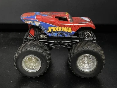 Hot Wheels Monster Jam 2011 Spider-Man escala 1:64 diecast suelto usado Foto 1 de 4