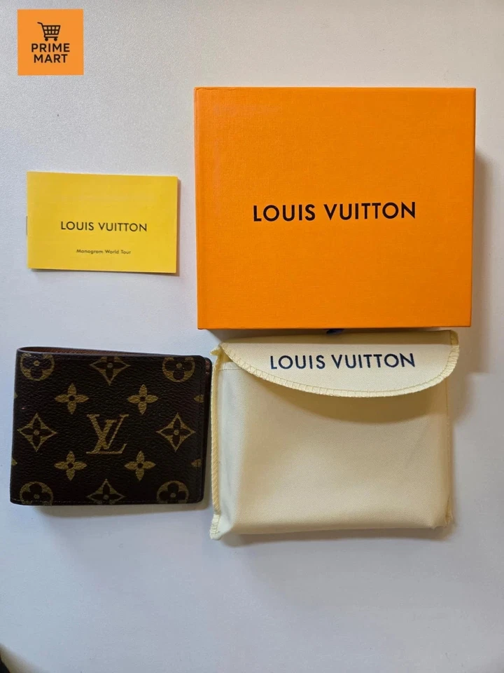 Louis Vuitton Monogram Canvas Wallet – Authentic Men’s Bifold in Brown - Image 1 of 4