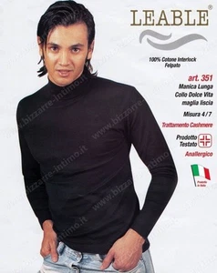 Maglia uomo dolcevita in caldo cotone Leable art. 351 - Imagen 1 de 3