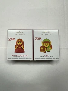 Hallmark Legend of Zelda mini ornaments ornament NEW 2021 Link Princess NIB B32 - Picture 1 of 9