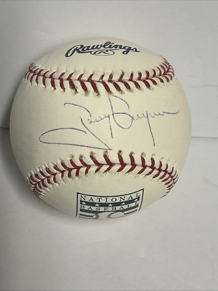 Tony Gwynn Autographed ROML Baseball Hall Of Fame Logo MLB & Ironclad Holograms - Image 1 of 4