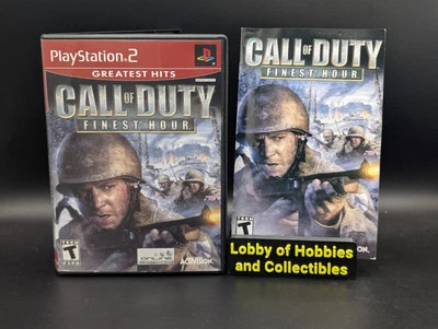 Call of Duty: Finest Hour ( Sony PlayStation 2 ) CIB - Near Mint Disc - Tested - Image 1 of 4