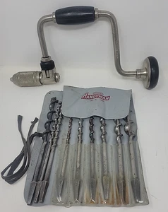 Vintage Stanley 02-923 10" Sweep Spezialeinsätze Bohrer & 9 gemischte Marken Bits - Bild 1 von 12