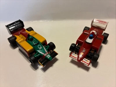 Lote de 2 Coches Ranura Fórmula 1 Vintage Aurora Team AFX HO Escala. Foto 1 de 4