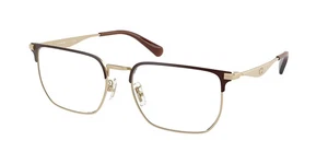 Authentic Coach Eyeglasses HC5178 9439 Light Gold/Brown Full Rim Glasses 57MM - Picture 1 of 2