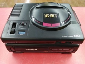 SEGA Genesis Mega Drive Mega CD Console Only Japan NTSC-J HAA-2910 HAA-2510