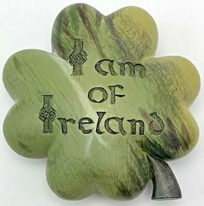 Pisapapeles figurativo Enesco I Am of Ireland trébol irlandés Is D'Eireann Me - Imagen 1 de 6