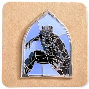 Marvel Disney Loungefly Pin: Black Panther Stained Glass Window - Picture 1 of 4