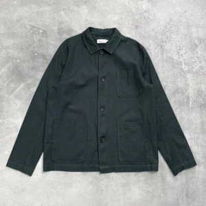 Chaqueta de cáñamo/algodón Hessnatur verde talla 52 - Imagen 1 de 24