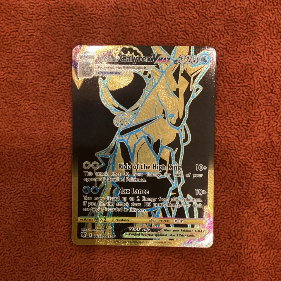 Ice Rider Calyrex VMAX TG29/TG30 Full Art Astral Radiance Pokémon Card NM - Image 1 of 1