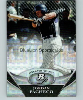  Bowman Platinum Prospects X-Fractor 2011 #BPP93 Jordan Pacheco Foto 1 de 2