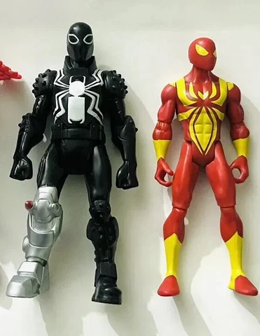 Spiderman Web Warriors Avengers Action Figure Lot Agent Venom Iron Spider Cover