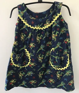 Vtg Teenage Mutant Ninja Turtles Tank Top Sleep Shirt Nightgown Dress Youth 31" - Picture 1 of 5